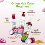 Buy Mamaearth Onion Shampoo for Hair Growth & Hair Fall Control with Onion Oil & Plant Keratin (400 ml) - Purplle