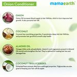 Buy Mamaearth Onion Conditioner for Hair Growth & Hair Fall Control with Coconut Oil (400 ml) - Purplle