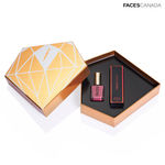 Buy Faces Canada Belle De Luxe Jewel Cut Lip & Tip Gift Box - French Rosette - Purplle