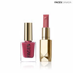Buy Faces Canada Belle De Luxe Jewel Cut Lip & Tip Gift Box - French Rosette - Purplle