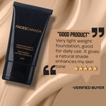 Buy Faces Canada Weightless Matte Foundation | Grape extracts & Shea Butter |Natural Matte Finish | Dermatologically Tested | All Skin Types |Natural 35ml - Purplle