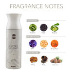 Buy Ajmal Blu & Silver Shade & EvokeSilver Edition Homme & Shadow Homme Deodorant Spray For Men 200ml each (Pack of 4, 800ml) + 4 Parfum Testers Free - Purplle