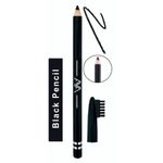 Buy AYA Waterproof Eyebrow Pencil With Brush (Black) - Purplle