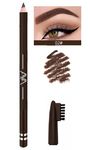 Buy AYA Waterproof Eyebrow Pencil With Brush (Dark Brown) - Purplle