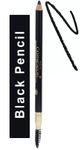 Buy Cameleon Waterproof Eyebrow Pencil With Mascara Brush, Black - Purplle