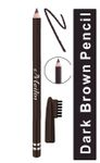 Buy Meilin Waterproof Eyebrow Pencil With Brush (Dark Brown) - Purplle