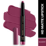 Buy FACES CANADA Ultime Pro HD Intense Matte Lipstick + Primer - Mulberry Magic,1.4g | 9HR Long Stay | Feather-Light Comfort | Intense Color |Smooth Glide - Purplle