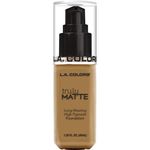 Buy L.A. Colors Truly Matte Liquid Foundation-Cafe 40 ml - Purplle
