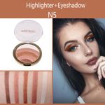 Buy Miss Rose 5 Color Eyeshadow/Highlighter 7001-383 N05 - Purplle