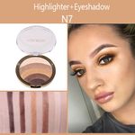 Buy Miss Rose 5 Color Eyeshadow/Highlighter 7001-383 N07 - Purplle