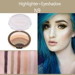 Buy Miss Rose 5 Color Eyeshadow/Highlighter 7001-383 N09 - Purplle