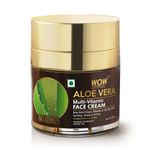 Buy WOW Skin Science Multi-Vitamin Aloe Vera Cream - For Normal to Oily Skin - No Parabens, Silicones, Color, Mineral Oil & Synthetic Fragrance, 50 ml - Purplle