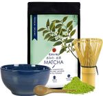 Buy KimiNo Japanese Organic Matcha Green Tea Powder (50 g) - Traditional Combo Kit [Recipe EBook + Wooden Spoon + Bamboo Matcha Whisk (Chasen) + Matcha Bowl (Chawan)] - Purplle