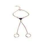 Buy Femnmas Ring Chain Bracelet - Purplle