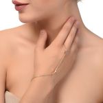 Buy Femnmas Golden Star Cute Ring Bracelet - Purplle