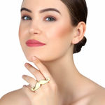 Buy Femnmas Moustache Ring For Girls - Purplle