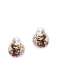Buy Femnmas Transparent Dual Earrings For Girls - Purplle