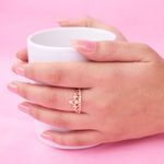 Buy Ferosh Ayzaria RoseGold Adjustable Ring - Purplle