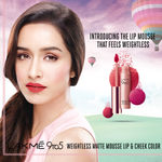 Buy Lakme 9 To 5 Weightless Matte Mousse Lip & Cheek Color - Rosy Plum (9 g) - Purplle