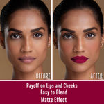 Buy Lakme 9 To 5 Weightless Matte Mousse Lip & Cheek Color - Rosy Plum (9 g) - Purplle