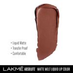 Buy Lakme Absolute Matte Melt Liquid Lip Color - Natural Nude (6 ml) - Purplle