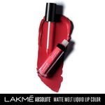 Buy Lakme Absolute Matte Melt Liquid Lip Color - Rhythmic Red (6 ml) - Purplle