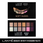 Buy Lakme Absolute Infinity Eye Shadow Palette, Soft Nudes (12 g) - Purplle