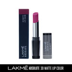 Buy Lakme Absolute 3D Lipstick, Explosive Purple (3.6 g) - Purplle