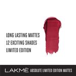 Buy Lakme Absolute Limited Edition Matte Lipstick - Plum (3.7 g) - Purplle