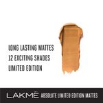 Buy Lakme Absolute Limited Edition Matte Lipstick - Mustard (3.7 g) - Purplle