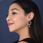 Buy Queen Be Brilliant Allure Earrings - Purplle