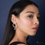Buy Queen Be Rosy Gleam Earrings - Purplle