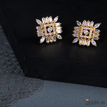 Buy Queen Be Square Flair Gold Earrings - Purplle