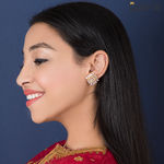 Buy Queen Be Square Flair Gold Earrings - Purplle