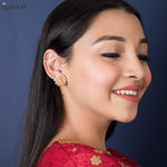 Buy Queen Be Gold Swirl Earrings - Purplle