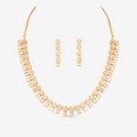 Buy Queen Be Sparkling Daze Necklace Set - Purplle