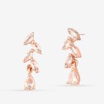 Buy Queen Be Leafy Charm Rose Gold Necklace Set - Purplle