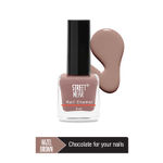 Buy Street Wear Nail Enamel (Revamp) Hazel Brown (8 ml) - Purplle