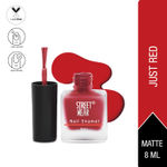 Buy Street Wear Matte Nail Enamel Just Red (8 ml) - Purplle