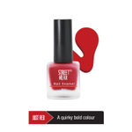Buy Street Wear Matte Nail Enamel Just Red (8 ml) - Purplle