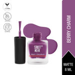 Buy Street Wear Matte Nail Enamel Berry Charm (8 ml) - Purplle