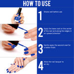Buy NY Bae Brighten Up Your 'Gram Nail Lacquer - Neon Blue 2 (6 ml) | Blue | Glossy Finish | Rich Pigment | Chip-proof | Long lasting | Cruelty Free - Purplle
