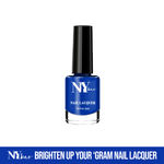 Buy NY Bae Brighten Up Your 'Gram Nail Lacquer - Neon Blue 2 (6 ml) | Blue | Glossy Finish | Rich Pigment | Chip-proof | Long lasting | Cruelty Free - Purplle