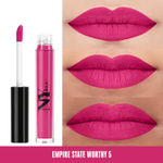 Buy NY Bae Moisturizing Liquid Lipstick - Empire State Worthy 5 (2.7 ml) | Pink | Matte Finish | Enriched with Vitamin E | Highly Pigmented | Non-Drying | Lasts Upto 12+ Hours | Weightless | Vegan | Cruelty & Paraben Free - Purplle