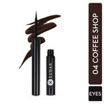 Buy SUGAR Cosmetics Eye Warned You So! Double Matte Eyeliner - 04 Coffee Shop (Dark Chocolate Brown)(1.7 ml) - Purplle