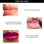 Buy SUGAR Cosmetics Plush Crush Creme Crayon Lipstick - 04 Red Rebel (Blue toned Red) - Purplle