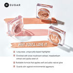 Buy SUGAR Cosmetics - Glow And Behold - Jelly Highlighter - 02 Peach Pioneer (Peach Pink Gold Liquid Highlighter) - Long Lasting Highlighter for Natural Glow - Paraben-Free - Purplle