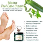 Buy Matra Foot Cream for Cracked Heels and Dry Feet with Aloe Vera & Tea Tree Oil - Purplle