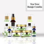 Buy Good Vibes Tea Tree Range Combo - Face Wash, Scrub, Toner, Gel, Cream, Body Lotion, Essential Oil, Facial Oil - Purplle
