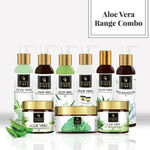 Buy Good Vibes Aloe Vera Range Combo - Face Wash, Scrub, Gel, Cream, SPF Lotion, Body Lotion, Shampoo, Conditioner - Purplle